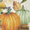 Sweet Pea Linens - Bright Fall, Harvest, Sunflower and Pumpkin Cloth Napkin (SKU#: R-1010-A17) - Swatch