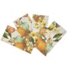 Sweet Pea Linens - Bright Fall, Harvest, Sunflower and Pumpkin Cloth Napkins - Set of Four (SKU#: RS4-1010-A17) - Main Product Image