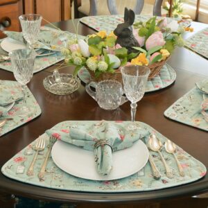 Quilted Mint Nature & Wildflower Placemat Collection