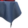 Sweet Pea Linens - Darker Blue Denim 54 inch Square Table Cloth (SKU#: R-1008-B26) - Main Product Image