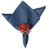 Sweet Pea Linens - Darker Blue Denim Cloth Napkin (SKU#: R-1010-B26) - Main Product Image