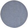 Sweet Pea Linens - Blue Denim Charger-Center Round Placemat (SKU#: R-1015-B2) - Main Product Image
