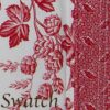 Sweet Pea Linens - Red Romance Print 54 inch Square Table Cloth (SKU#: R-1008-C2) - Swatch