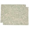 Sweet Pea Linens - Sea Mist Green Paisley Rectangle Placemats (SKU#: R-1002-C5) - Main Product Image
