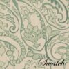 Sweet Pea Linens - Sea Mist Green Paisley Rectangle Placemats - Set of Two (SKU#: RS2-1002-C5) - Swatch