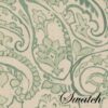 Sweet Pea Linens - Sea Mist Green Paisley Charger-Center Round Placemats - Set of Two (SKU#: RS2-1015-C5) - Swatch
