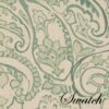 Sweet Pea Linens - Sea Mist Green Paisley Rectangle Placemats - Set of Four plus Center Round-Charger (SKU#: RS5-1002-C5) - Swatch