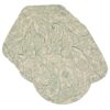 Sweet Pea Linens - Sea Mist Green Paisley Wedge-Shaped Placemats - Set of Four plus Center Round-Charger (SKU#: RS5-1006-C5) - Main Product Image