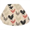 Sweet Pea Linens - Rifton Red Rooster Wedge-Shaped Placemat (SKU#: R-1006-C8) - Main Product Image
