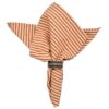 Sweet Pea Linens - Red & Natural Mattress Ticking Stripe Cloth Napkin (SKU#: R-1010-C8) - Main Product Image