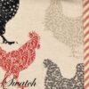 Sweet Pea Linens - Rifton Red Rooster 60 inch Table Runner (SKU#: R-1021-C8) - Swatch