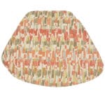 Britto Garden Party Orange Print Wedge-Shaped Placemat