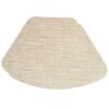 Sweet Pea Linens - Cream/Tan Wipe Clean Wedge-Shaped Placemats - Set of Two (SKU#: RS2-1006-F17) - Main Product Image