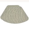 Sweet Pea Linens - Seafoam Green/Tan Wipe Clean Wedge-Shaped Placemats - Set of Two (SKU#: RS2-1006-F19) - Main Product Image