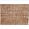 Sweet Pea Linens - Brown/Tan Wipe Clean Rectangle Placemat (SKU#: R-1002-F20) - Main Product Image