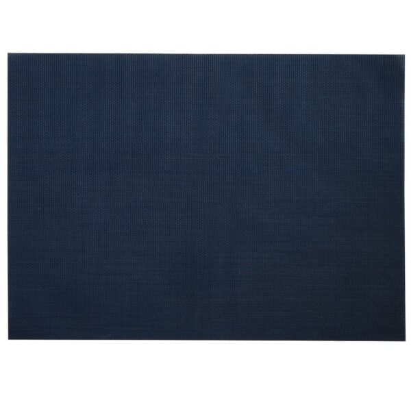 Sweet Pea Linens - Dark Blue Wipe Clean Rectangle Placemat (SKU#: R-1002-F21) - Main Product Image