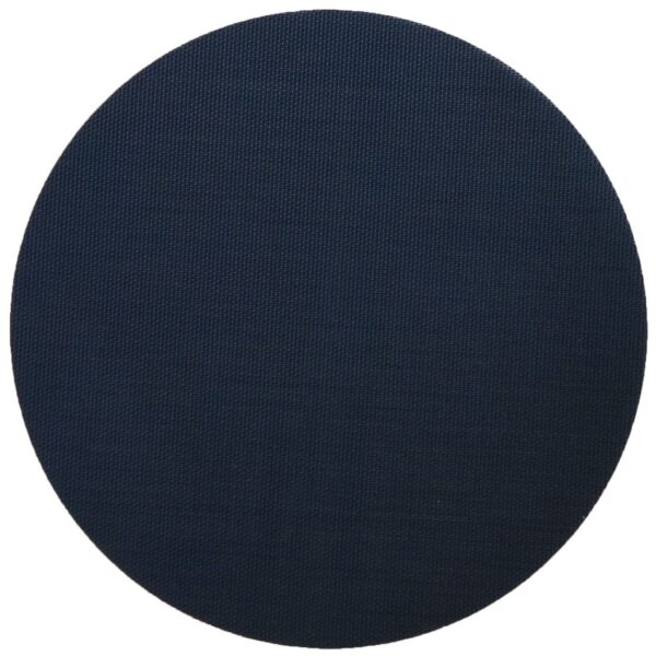 Sweet Pea Linens - Dark Blue Wipe Clean Charger-Center Round Placemat (SKU#: R-1015-F21) - Main Product Image