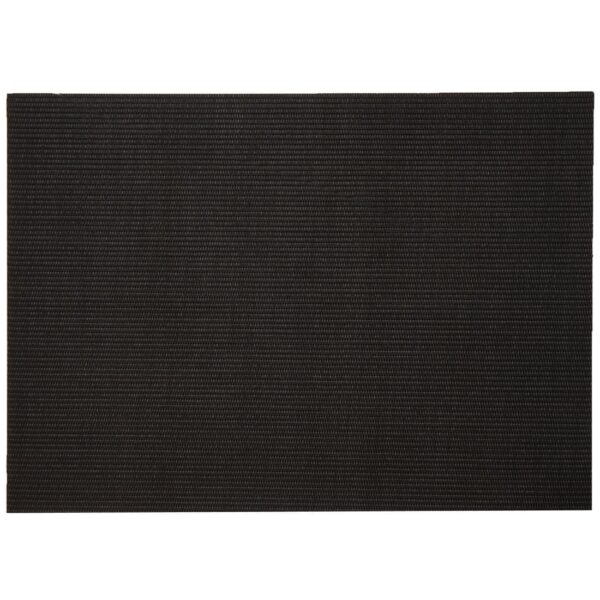 Sweet Pea Linens - Black Wipe Clean Rectangle Placemat (SKU#: R-1002-F23) - Main Product Image