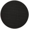 Sweet Pea Linens - Black Wipe Clean Charger-Center Round Placemat (SKU#: R-1015-F23) - Main Product Image