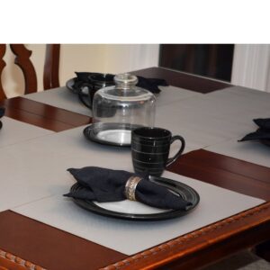 Chrome Wipe Clean Table Linen Collection