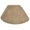Sweet Pea Linens - Tan Tonal Leaf Wipe Clean Wedge-Shaped Placemats - Set of Two (SKU#: RS2-1006-F28) - Main Product Image