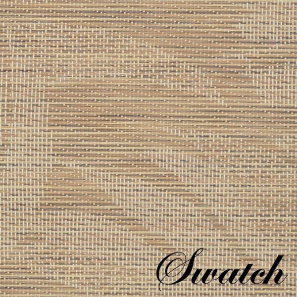 Sweet Pea Linens - Tan Tonal Leaf Wipe Clean Charger-Center Round Placemats - Set of Two (SKU#: RS2-1015-F28) - Swatch