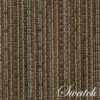 Sweet Pea Linens - Dark Brown & Blue Wipe Clean Charger-Center Round Placemat (SKU#: R-1015-F31) - Swatch