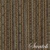 Sweet Pea Linens - Dark Brown & Blue Wipe Clean Charger-Center Round Placemats - Set of Two (SKU#: RS2-1015-F31) - Swatch