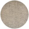 Sweet Pea Linens - Putty & Blue Wipe Clean Charger-Center Round Placemat (SKU#: R-1015-F33) - Main Product Image