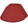 Sweet Pea Linens - Berry Quilted Wedge-Shaped Placemats - Set of Two (SKU#: RS2-1006-H3) - Main Product Image