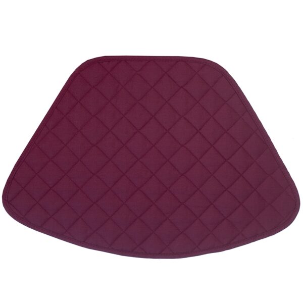 Sweet Pea Linens - Claret Quilted Wedge-Shaped Placemat (SKU#: R-1006-H30) - Main Product Image
