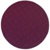 Sweet Pea Linens - Claret Quilted Charger-Center Round Placemat (SKU#: R-1015-H30) - Main Product Image