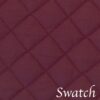 Sweet Pea Linens - Claret Quilted Charger-Center Round Placemat (SKU#: R-1015-H30) - Swatch