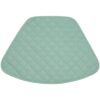Sweet Pea Linens - Seafoam Green Quilted Wedge-Shaped Placemat (SKU#: R-1006-H5) - Main Product Image