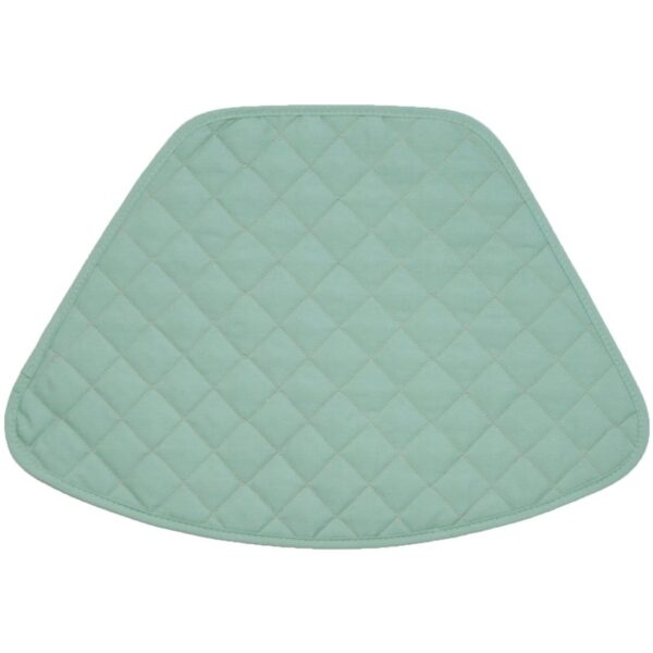 Sweet Pea Linens - Seafoam Green Quilted Wedge-Shaped Placemat (SKU#: R-1006-H5) - Main Product Image