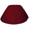 Sweet Pea Linens - Burgundy Wine Pintucked Wedge-Shaped Placemat (SKU#: R-1006-K1) - Main Product Image