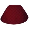 Sweet Pea Linens - Burgundy Wine Pintucked Wedge-Shaped Placemats - Set of Two (SKU#: RS2-1006-K1) - Main Product Image