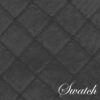 Sweet Pea Linens - Black Taffeta Pintucked Rectangle Placemats - Set of Two (SKU#: RS2-1002-K14) - Swatch