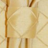 Sweet Pea Linens - Gold Pintucked Napkin Ring (SKU#: R-1030-K2) - Main Product Image