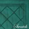 Sweet Pea Linens - Forest Green Pintucked Charger-Center Round Placemat (SKU#: R-1015-K3) - Swatch