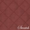 Sweet Pea Linens - Quilted Burgundy Silky Dupioni Charger-Center Round Placemat (SKU#: R-1015-K5) - Swatch