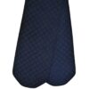 Sweet Pea Linens - Quilted Navy Blue Silky Dupioni 72 inch Table Runner (SKU#: R-1024-K6) - Alternate Table Setting