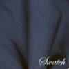Sweet Pea Linens - Navy Blue Silky Dupioni   Rolled Hem Cloth Napkins - Set of Four (SKU#: RS4-1010-K6) - Swatch