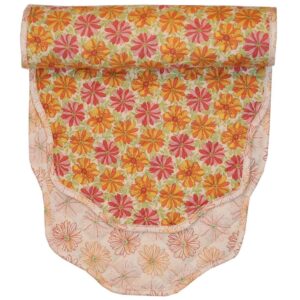 Sweet Pea Linens - Pink & Orange Floral Print 54 inch Table Runner (SKU#: R-1020-M7) - Main Product Image