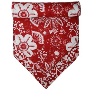Sweet Pea Linens - Red Floral & Vine Print 54 inch Table Runner (SKU#: R-1020-P5) - Main Product Image