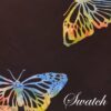Sweet Pea Linens - Black Butterfly Batik Cloth Napkins - Set of Four (SKU#: RS4-1010-Q26) - Swatch