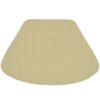 Sweet Pea Linens - Green & Tan Canvas Striped Wedge-Shaped Placemats - Set of Two (SKU#: RS2-1006-R4) - Main Product Image