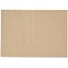 Sweet Pea Linens - Golden Yellow & Tan Canvas Striped Rectangle Placemat (SKU#: R-1002-R5) - Main Product Image