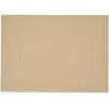 Sweet Pea Linens - Golden Yellow & Tan Canvas Striped Rectangle Placemats - Set of Two (SKU#: RS2-1002-R5) - Main Product Image