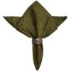 Sweet Pea Linens - Olive Green Cloth Napkins - Set of Four (SKU#: RS4-1010-T74) - Main Product Image